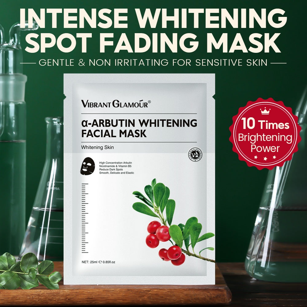 VIBRANT GLAMOUR α-Arbutin Whitening Facial Mask