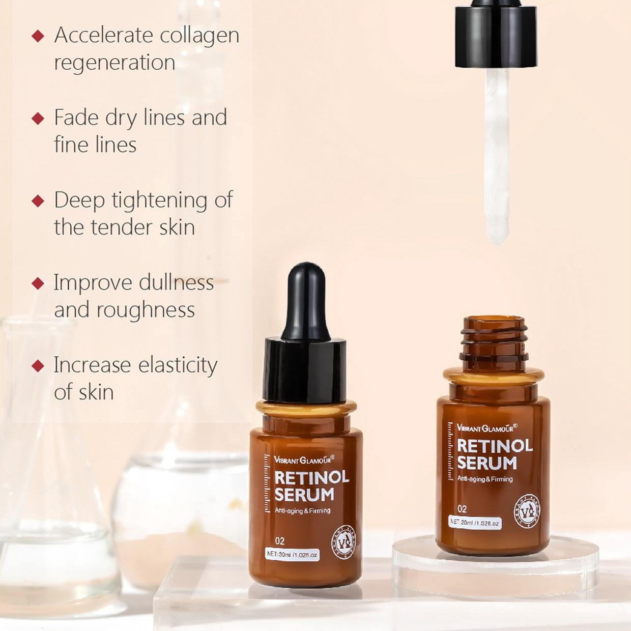 VIBRANT GLAMOUR - Double Retinol Serum 30g