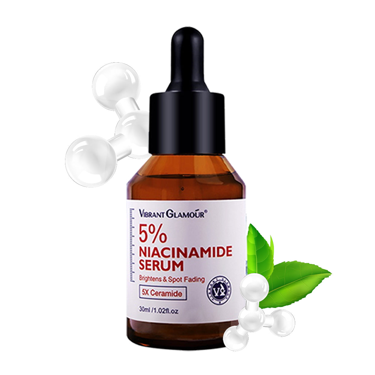 VIBRANT GLAMOUR 5% Niacinamide Whitening Serum 30ml