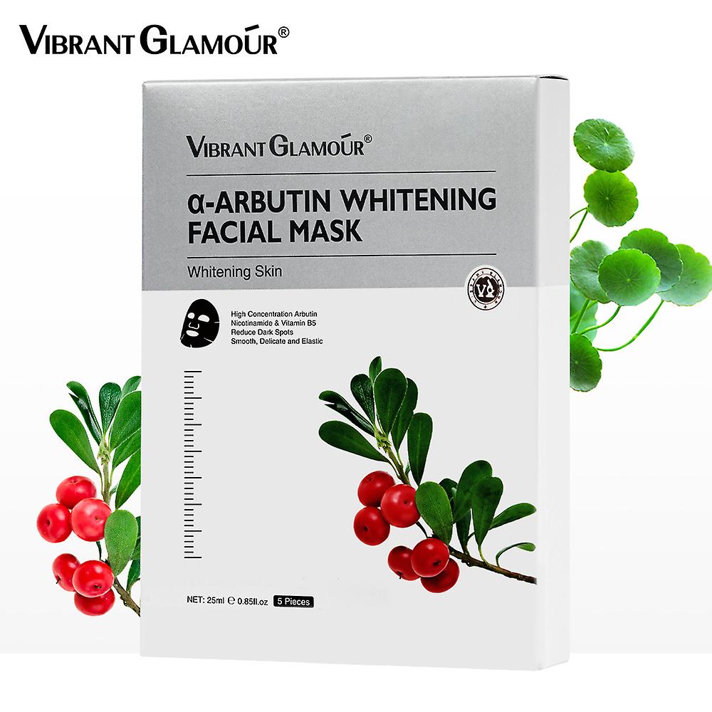 VIBRANT GLAMOUR α-Arbutin Whitening Facial Mask