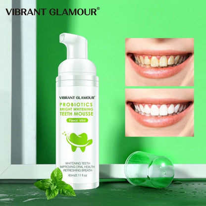 VIBRANT GLAMOUR FDA PROBIOTICS WHITENING TEETH MOUSSE