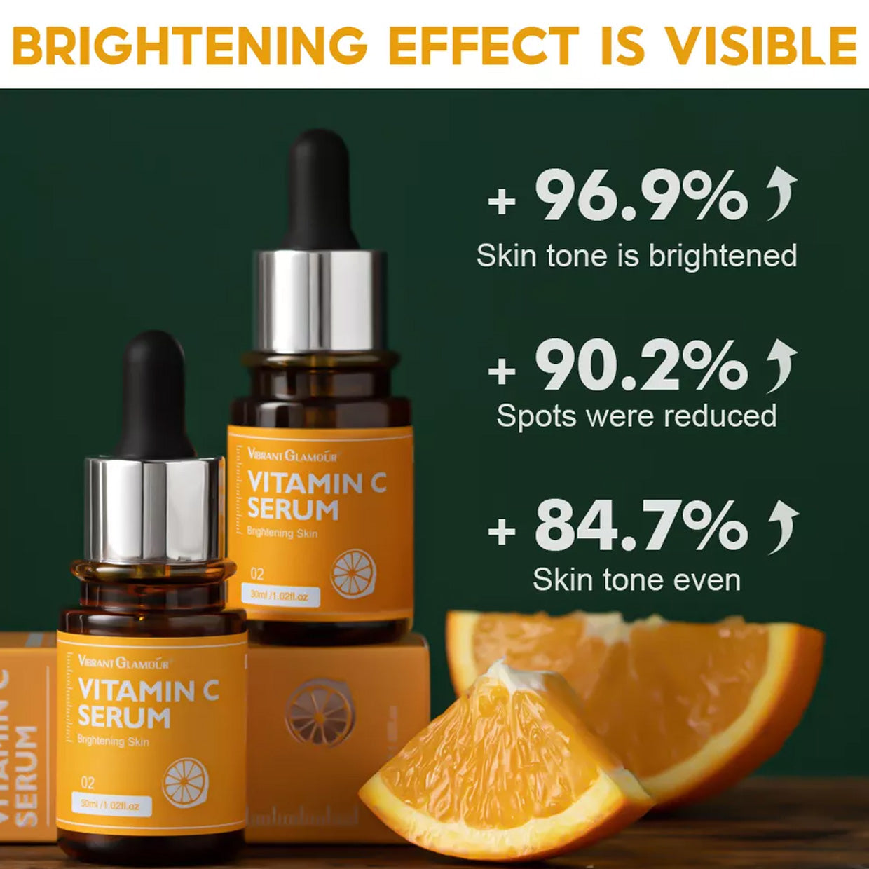 VIBRANT GLAMOUR Retinol Serum + Vitamin C Serum Set