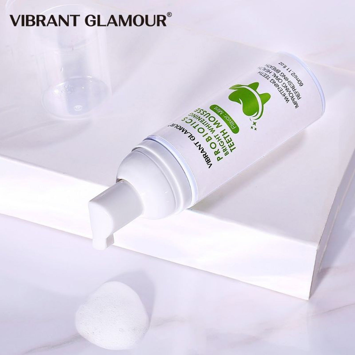 VIBRANT GLAMOUR FDA PROBIOTICS WHITENING TEETH MOUSSE