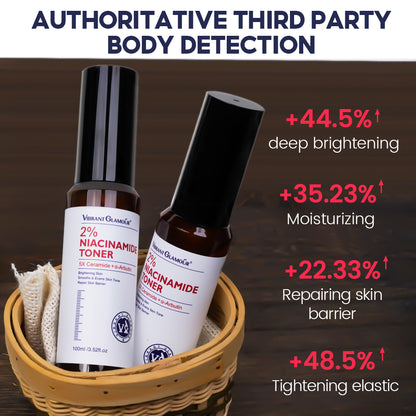 VIBRANT GLAMOUR - SET (Niacinamide Serum Niacinamide Cream Niacinamide Toner & Niacinamide Moisturizer + Retinol Cream, Retinol Serum & Retinol Essence Toner)