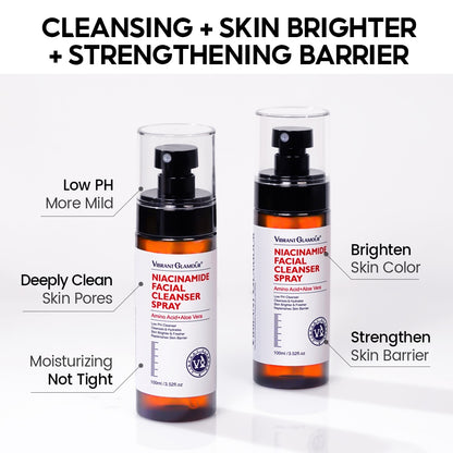 VIBRANT GLAMOUR Niacinamide Whitening Facial Cleanser 100ml