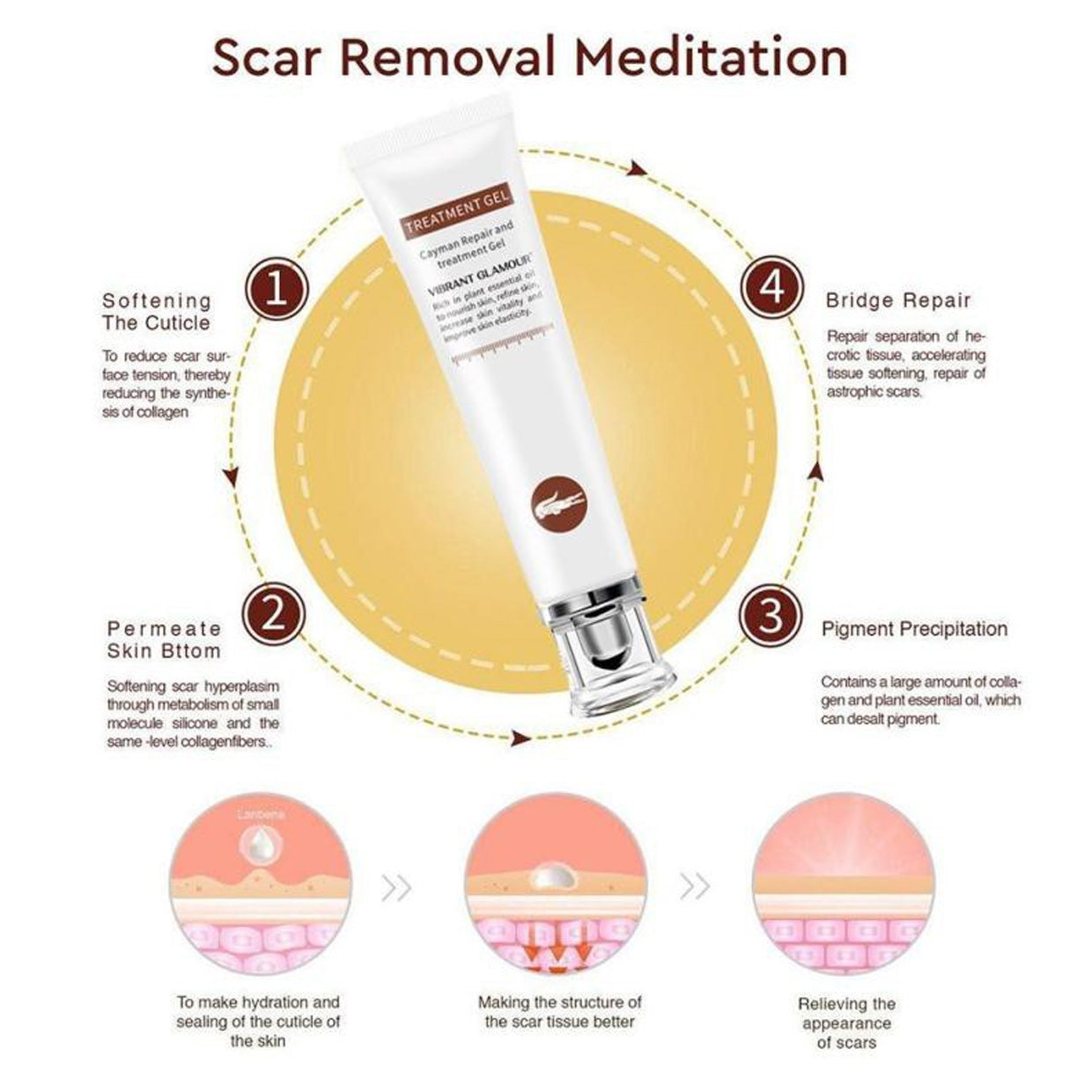 VIBRANT GLAMOUR FDA Scar Remover Gel Repair