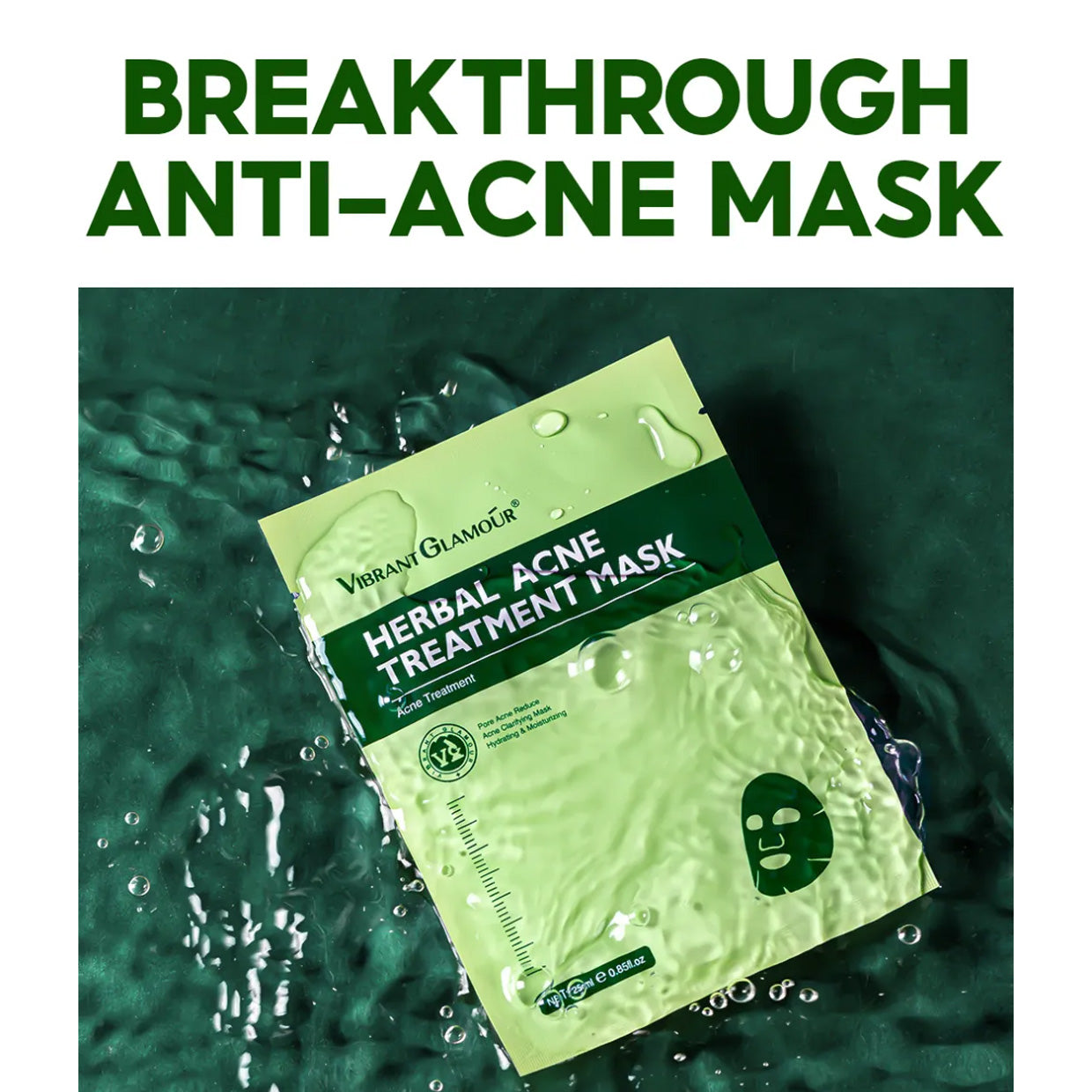 VIBRANT GLAMOUR FDA Herbal Acne Treatment Mask