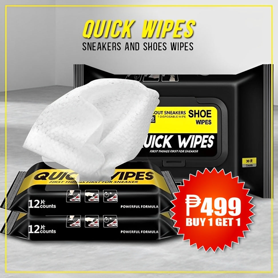 Quick Wipes Shoe Wipes