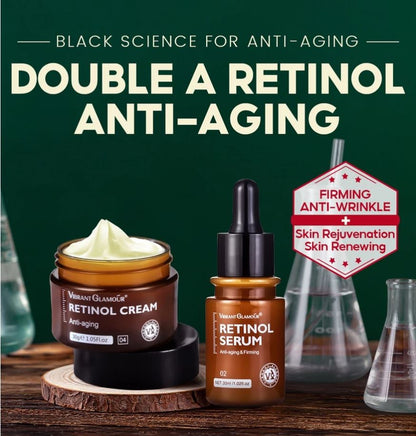 VIBRANT GLAMOUR FDA Japan 8% Royal Niacinamide Set + 2.5% Retinol Set - Anti-melasma, Anti-acne, Anti-aging, Brightening and Smoothening Skincare